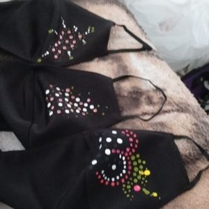 Super beautiful hand painted convoid masks